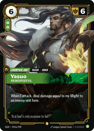 Yasuo, Remorseful (Foil)