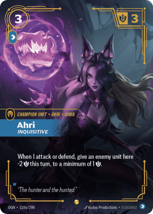 Ahri, Inquisitive (Foil)