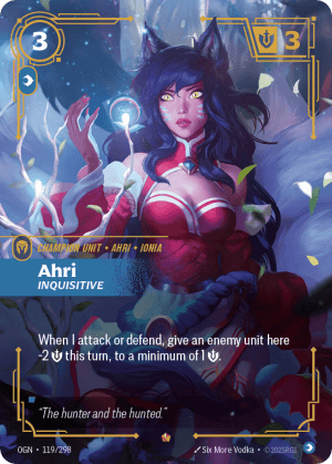 Ahri, Inquisitive (Foil)