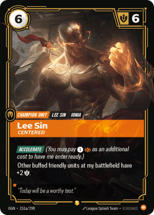 Lee Sin, Centered (Foil)