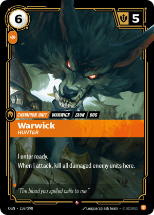 Warwick, Hunter (Foil)