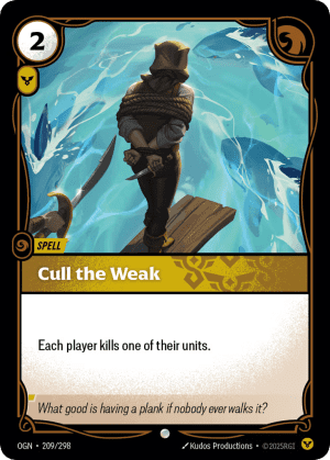 Cull The Weak (Foil)