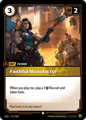 Faithful Manufactor (Foil)