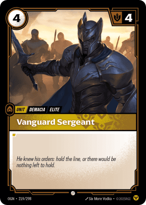 Vanguard Sergeant (Foil)