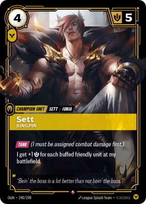 Sett, Kingpin (Foil)