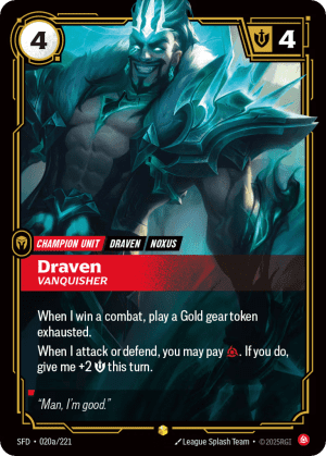 Draven, Vanquisher (Foil)