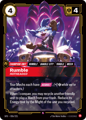 Rumble, Hotheaded (Foil)