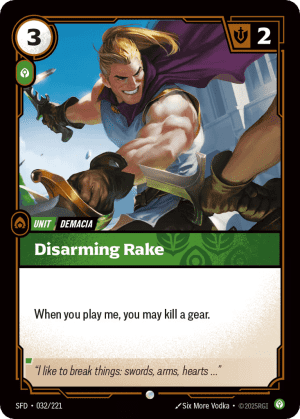 Disarming Rake (Foil)