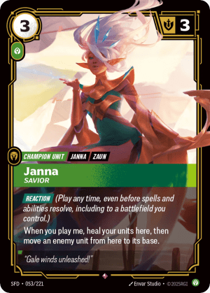 Janna, Savior (Foil)
