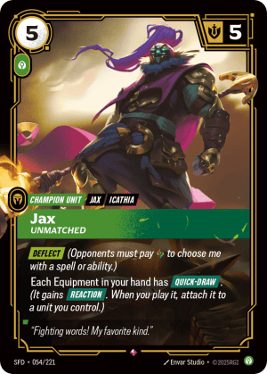Jax, Unmatched (Foil)