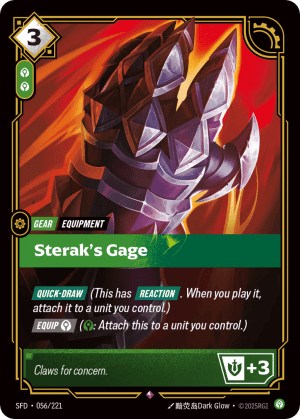 Sterak's Gage (Foil)