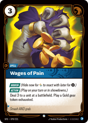 Wages Of Pain (Foil)