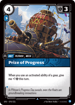 Prize Of Progress