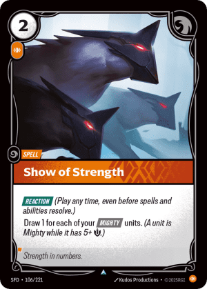 Show Of Strength (Foil)