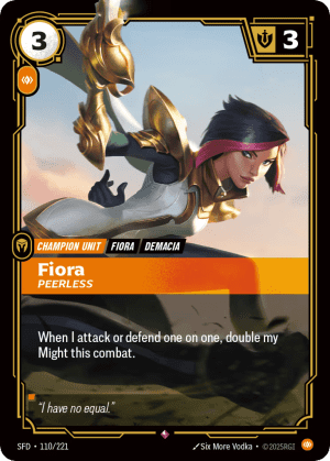 Fiora, Peerless (Foil)