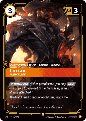 Lucian, Merciless (Foil)