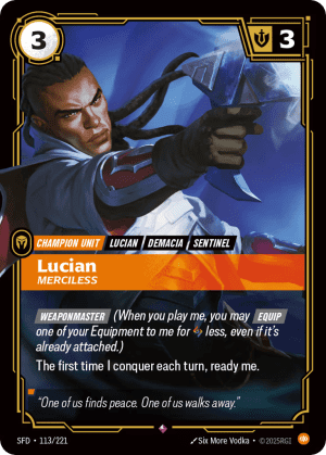 Lucian, Merciless (Foil)