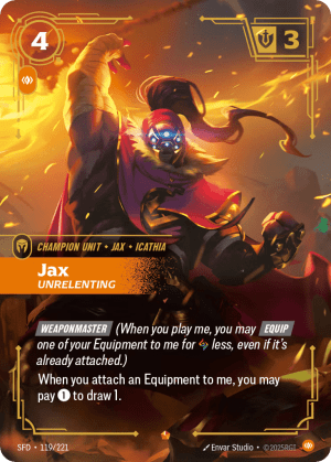 Jax, Unrelenting (Foil)
