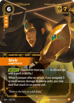 Sivir, Ambitious (Foil)