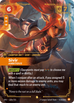 Sivir, Ambitious (Foil)
