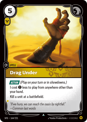 Drag Under (Foil)