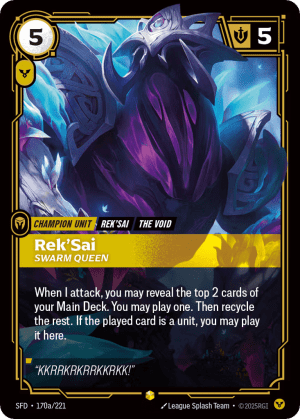 Rek'sai, Swarm Queen (Foil)