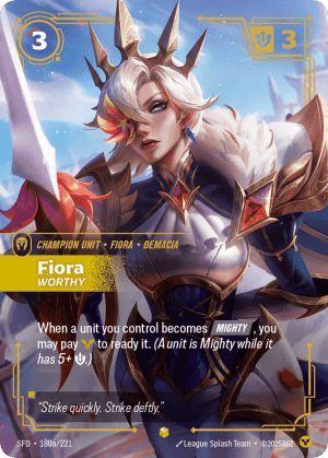 Fiora, Worthy (Foil)