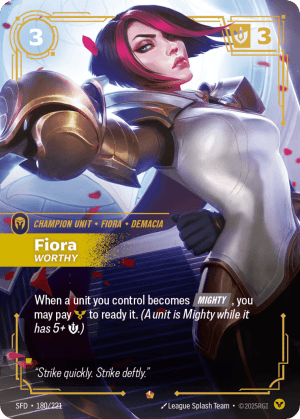 Fiora, Worthy (Foil)
