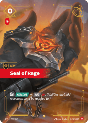 Seal Of Rage (Foil)