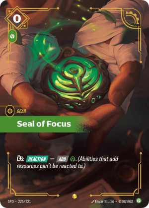 Seal Of Focus (Foil)