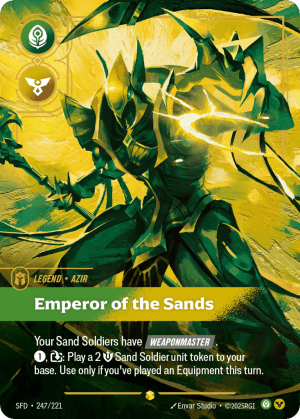 Emperor Of The Sands (Foil)