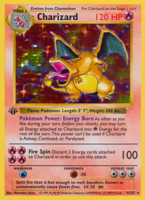 Charizard (Unlimited Shadowless Holofoil)
