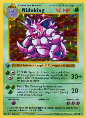 Nidoking (Unlimited Holofoil)