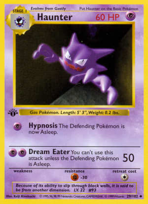 Haunter (First Edition Shadowless)