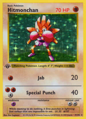 Hitmonchan (Unlimited Holofoil)