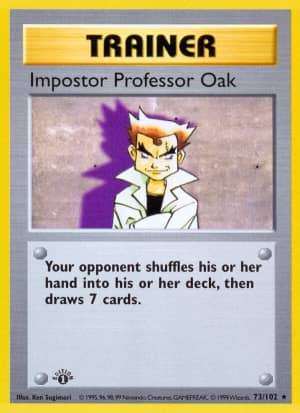 Impostor Professor Oak (Unlimited Shadowless)