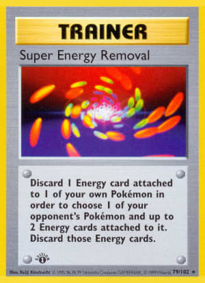 Super Energy Removal (First Edition Shadowless)