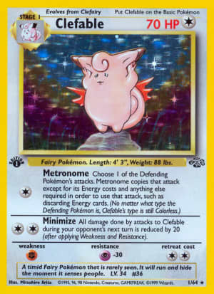 Clefable (Unlimited Holofoil)