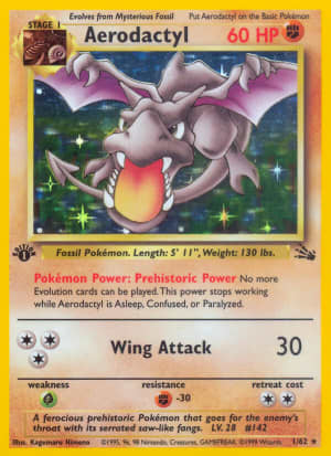 Aerodactyl (Prerelease Stamp)