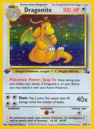 Dragonite (Unlimited Holofoil)