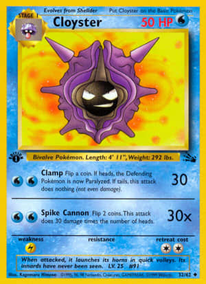 Cloyster (First Edition)