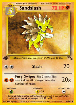 Sandslash (First Edition)