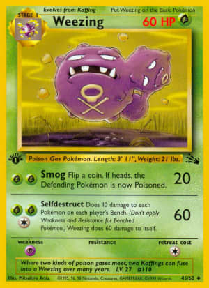 Weezing (First Edition)
