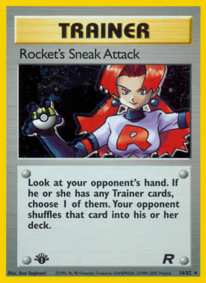 Rocket's Sneak Attack (First Edition Holofoil)