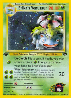 Erika's Venusaur (Unlimited Holofoil)