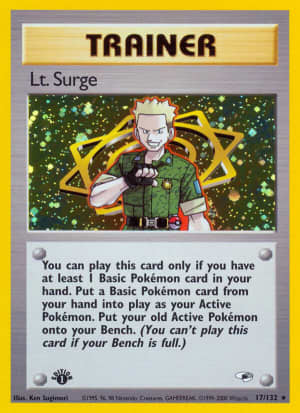 Lt. Surge (Unlimited Holofoil)