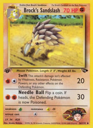 Brock's Sandslash (First Edition)
