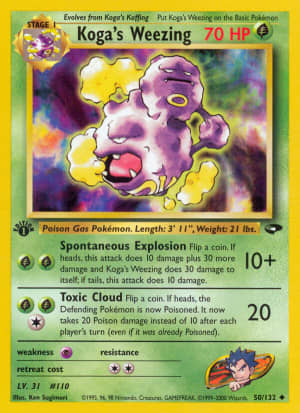 Koga's Weezing (First Edition)