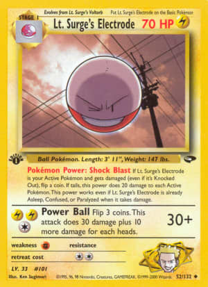 Lt. Surge's Electrode (Unlimited)