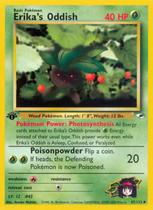 Erika's Oddish (First Edition)